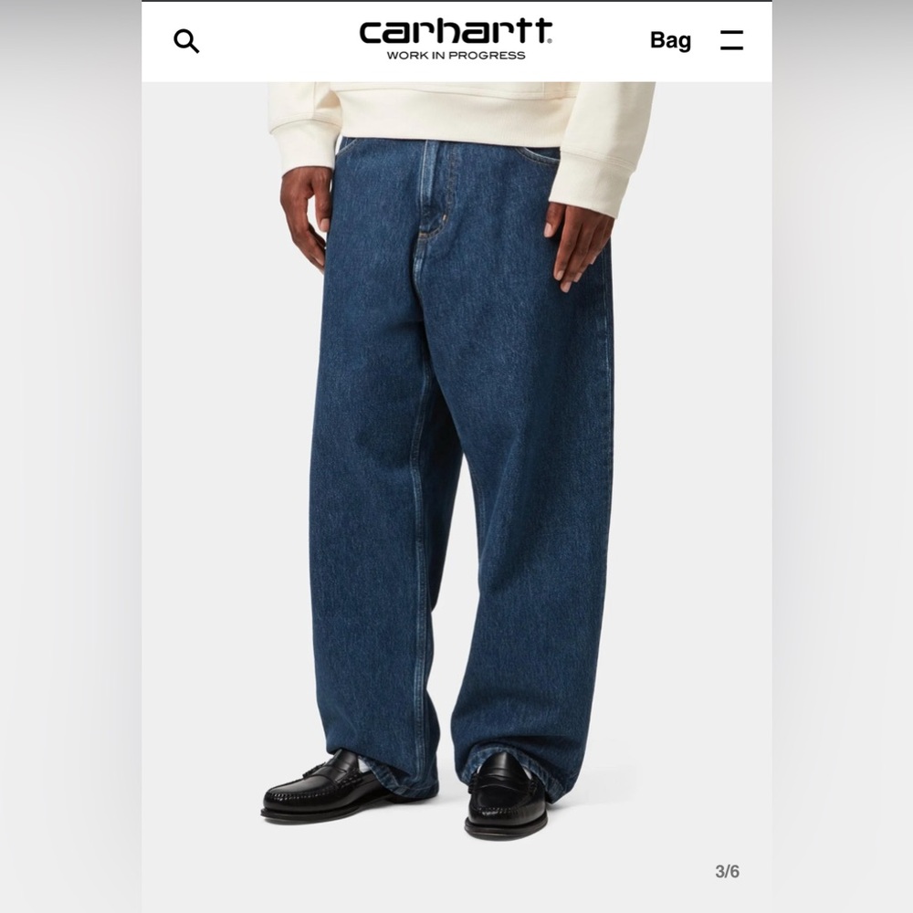 Carhartt Work in Progress Brandon Pant Cotton Smith Denim